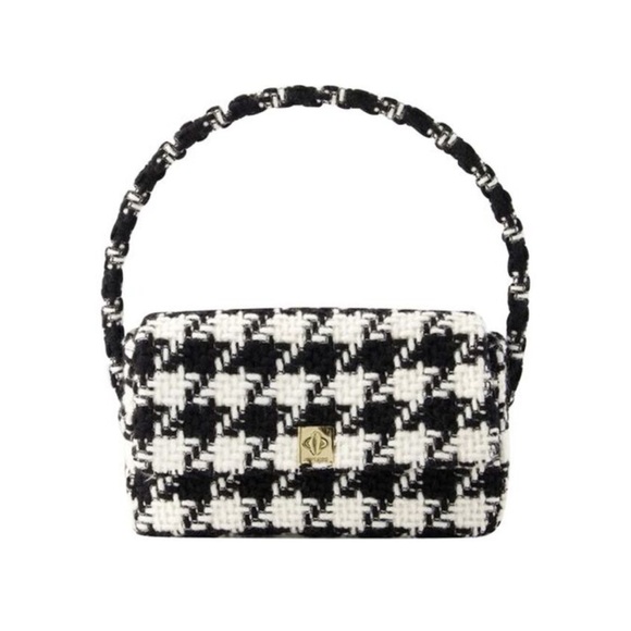 ANINE BING Houndstooth Nico‎ Bag - Picture 1 of 8
